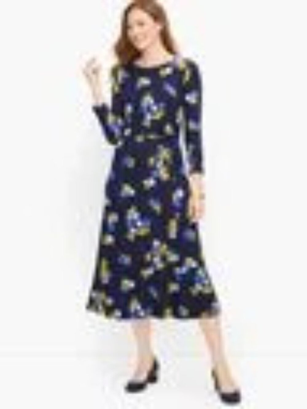 Talbots Jersey Twist Floral Midi Dress Womens Plus Size 16 NWT - Picture 13 of 13